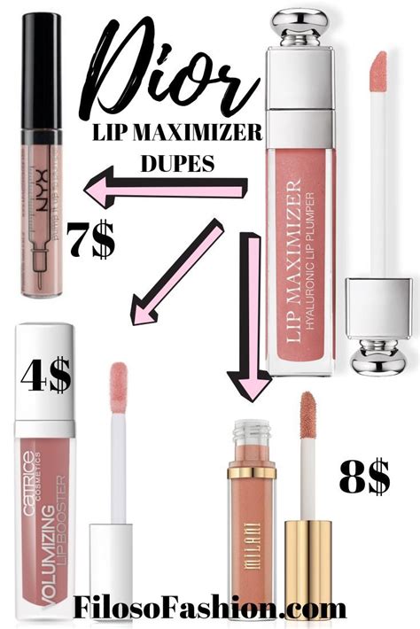 dior lipstick dupes|dior addict lip maximizer dupe.